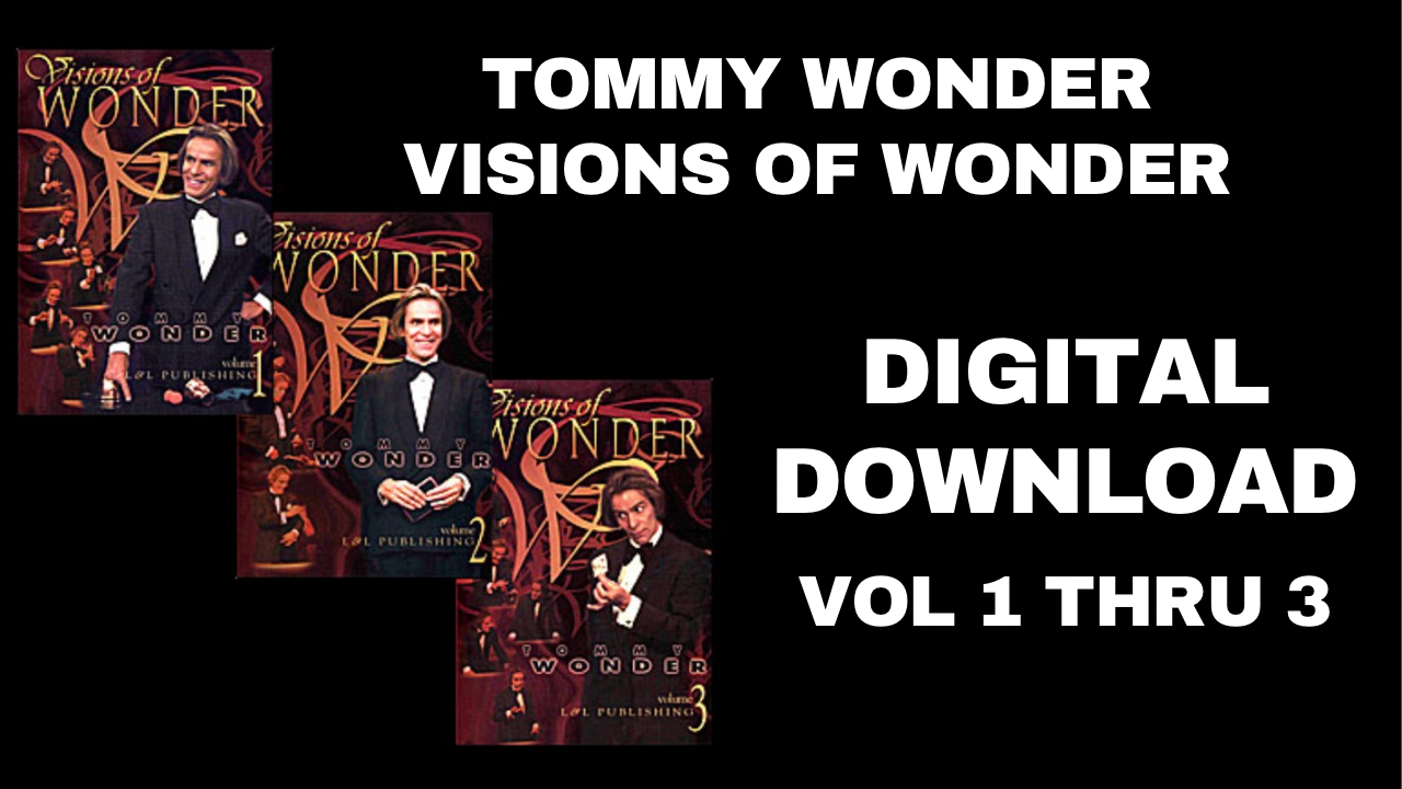 Tommy Wonder Visions of Wonder Set (Vol 1 thru 3) video DOWNLOAD