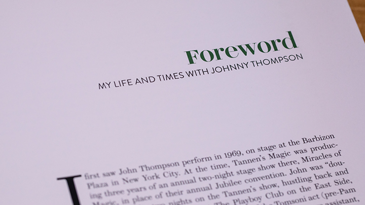 The Magic of Johnny Thompson - Magic Books - 2 Volume Set