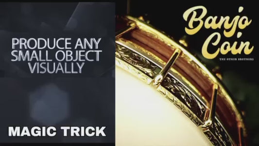 Magic trick showcasing producing a small object visually.