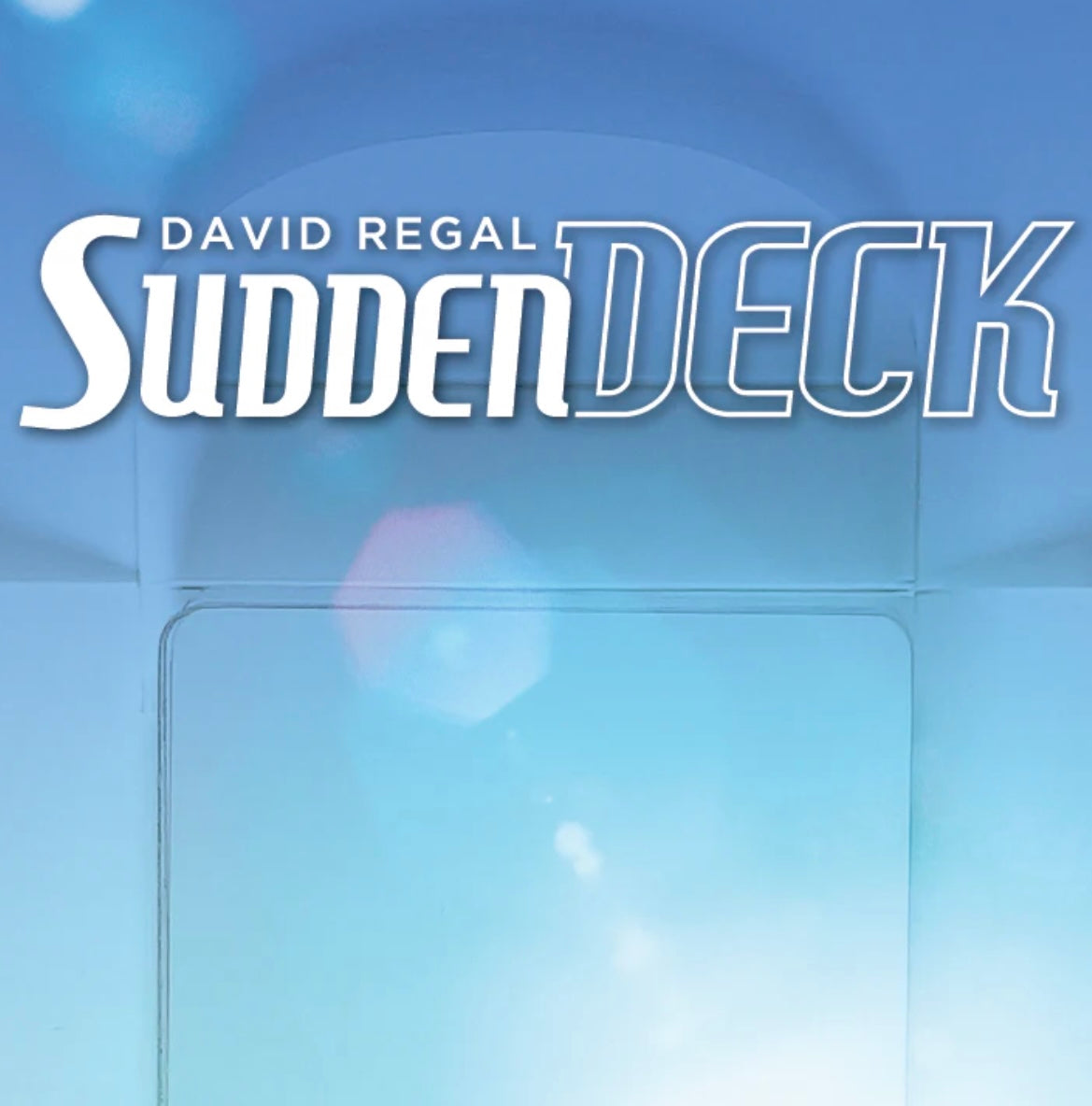 David Regal performing theSudden Deck magic trick with playing cards, featuring the Bicycle brand cover image