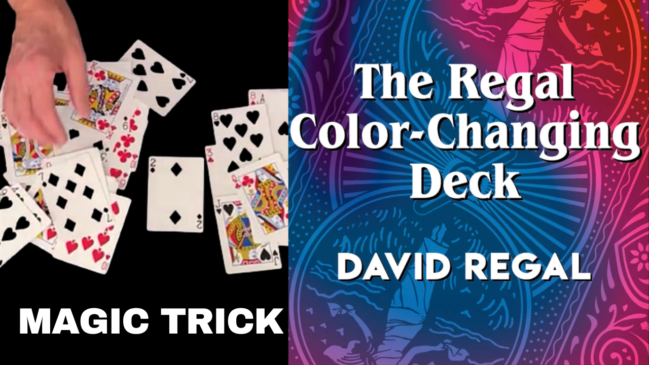 The Regal Color Changing Deck Magic Trick by David Regal