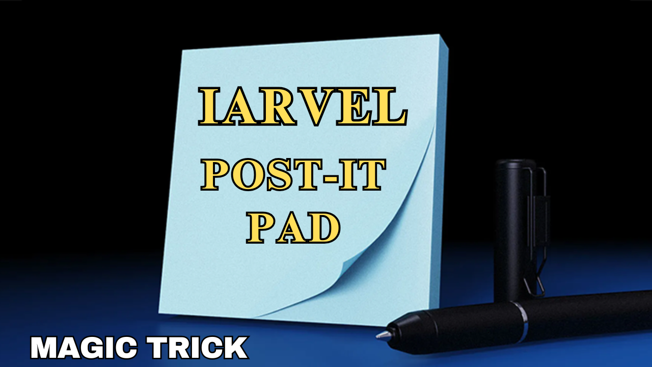 The Iarvel Magic Post-It Pad (Blue) Magic Trick by Iarvel Magic