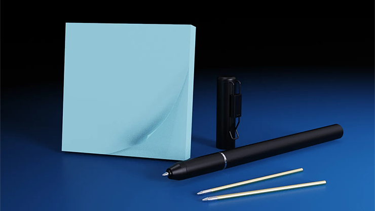 The Iarvel Magic Post-It Pad (Blue) Magic Trick by Iarvel Magic