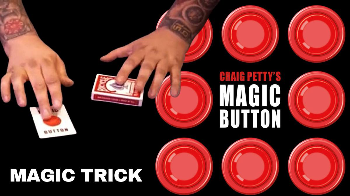 Magic Buttoner Magic Button Magic Trick by Craig Petty – The Best Magic Shop Magic ...
