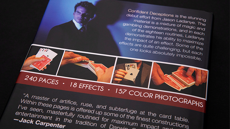 Confident Deceptions Magic Book by Jason Ladanye and Vanishing Inc