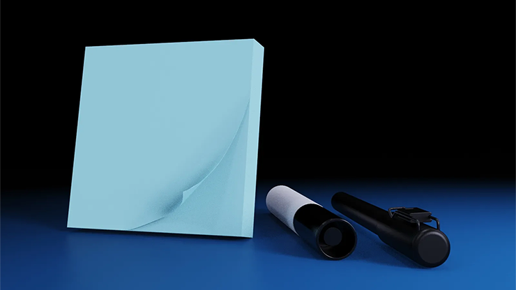 The Iarvel Magic Post-It Pad (Blue) Magic Trick by Iarvel Magic