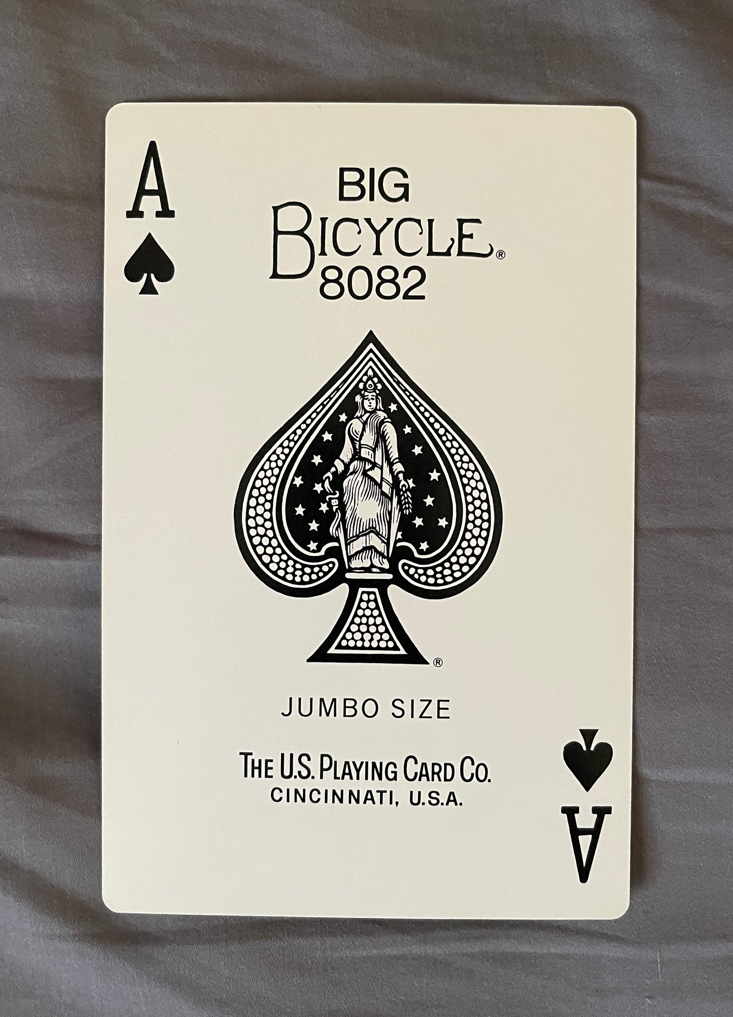 Jumbo Bicycle Card - Single Card Blue Back - You Pick