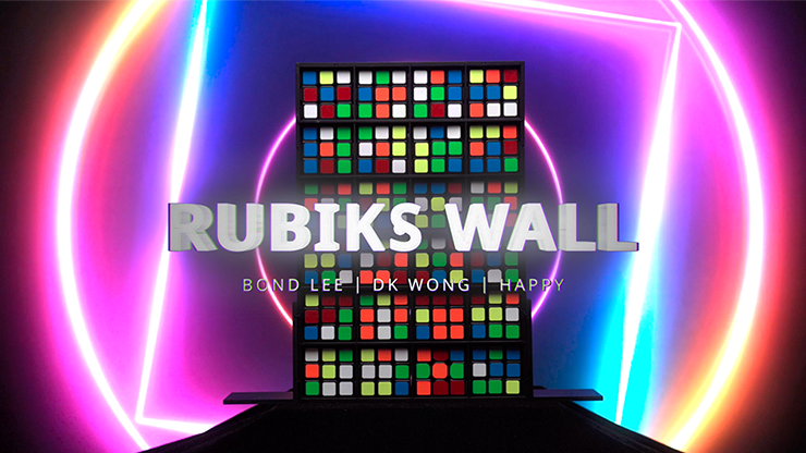 RUBIKS WALL Magic Trick Complete Set by Bond Lee