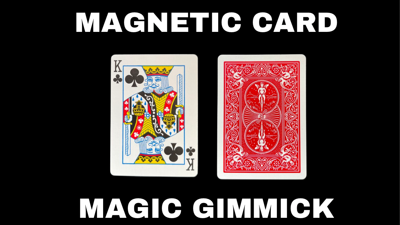 Magnetic Playing Card ( Red Back Bicycle ) - Magic Gimmick