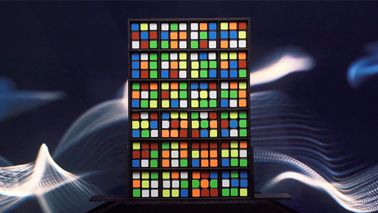 RUBIKS WALL Magic Trick Complete Set by Bond Lee