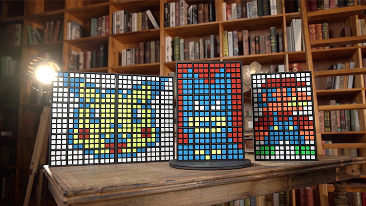 RUBIKS WALL Magic Trick Complete Set by Bond Lee