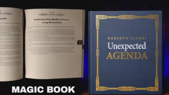 Unexpected Agenda Magic Book by Roberto Giobbi – The Best Magic