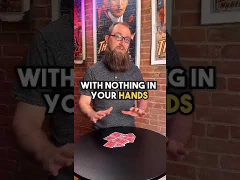 Image of a man with glasses and a beard, performing a magic trick with hands exchanging a card, titled "GASP" by Erik Tait. Short video