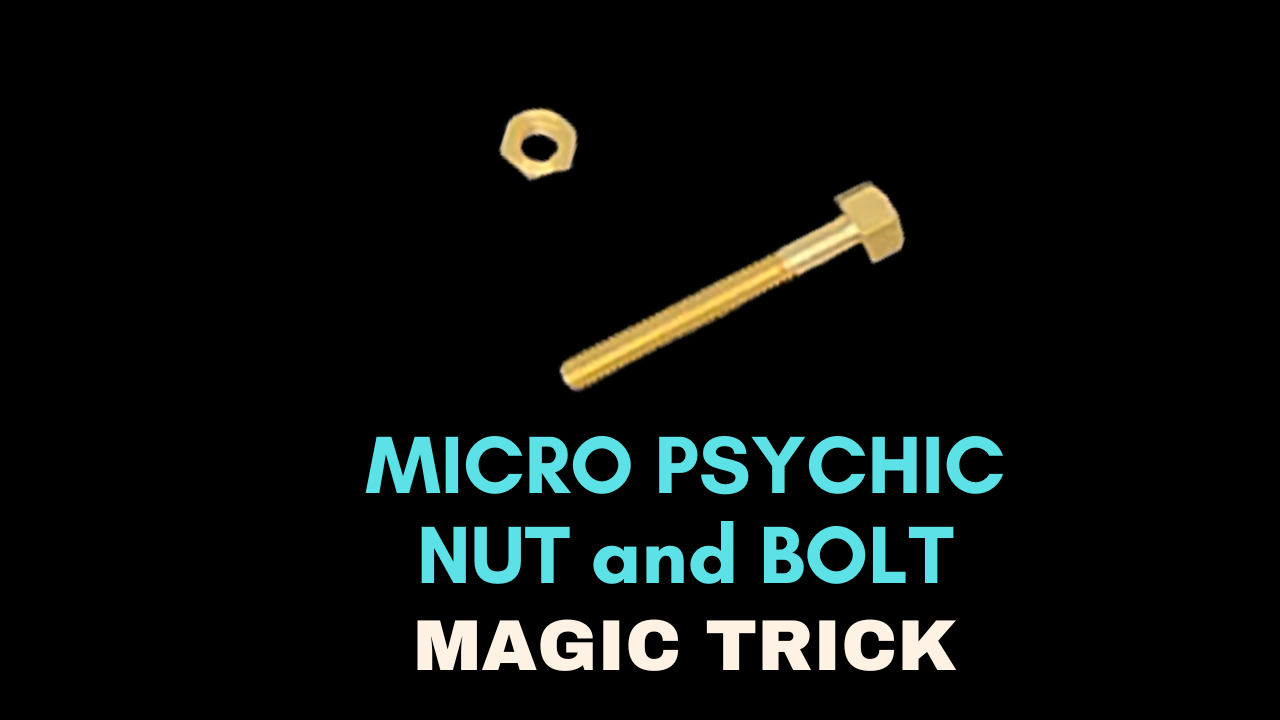 Magic Bolt Magic Magic Rotating Nut Off Bolt Magic Trick - Micro Psychic Nut and Bolt ...