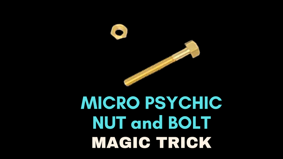 Magic Rotating Nut Off Bolt Magic Trick - Micro Psychic Nut and Bolt ...